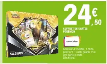 E.Leclerc Coffret de cartees pokémon offre