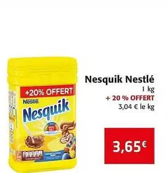 Colruyt Nesquik Nestlé offre