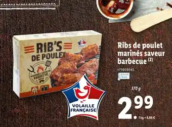 Lidl Ribs De Poulet Marinés Saveur offre