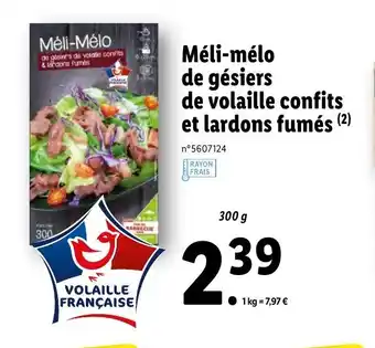 Lidl Méli-Mélo De Gésiers offre