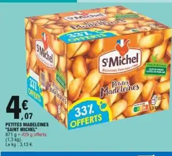 E.Leclerc Petits madeleines saint michel offre