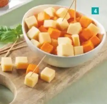 E.Leclerc Dés mimolette et gouda 27% Mat.Gr. Petit Marché offre