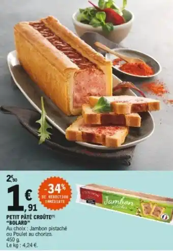E.Leclerc Petit Pâté Croûte Bolard offre