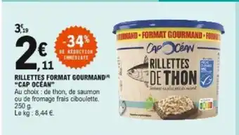 E.Leclerc Rillettes format gourmand Cap océan offre