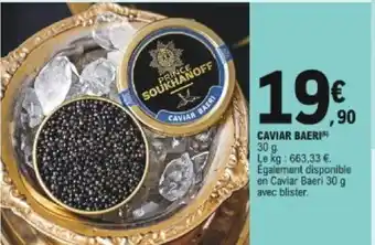 E.Leclerc Caviar baeri offre