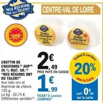 Crottin de chavignol