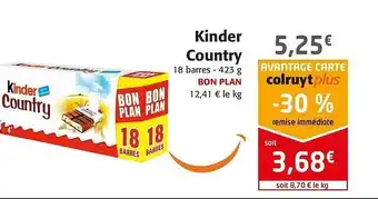Colruyt Kinder Country offre