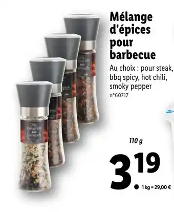 Lidl Mélange D'épices Pour offre