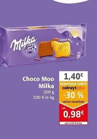 Colruyt Choco Moo Milka offre