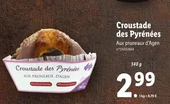 Lidl Croustade Des Pyrénées offre