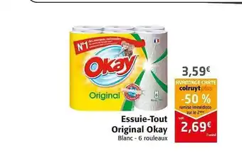 Colruyt Essuie-tout Original Okay offre