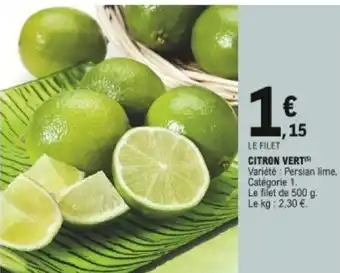 E.Leclerc Citron vert offre