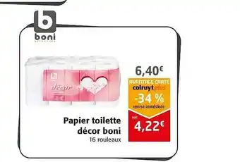 Papier Toilette Décor Boni