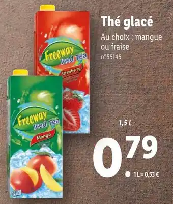 Lidl Thé Glacé offre