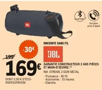E.Leclerc Enceinte sans fil offre