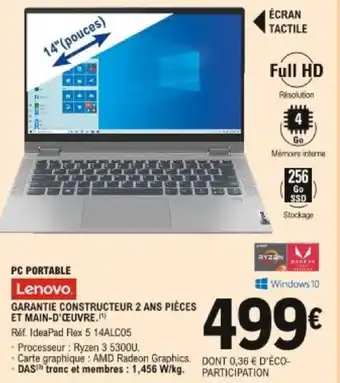 E.Leclerc Pc portable offre