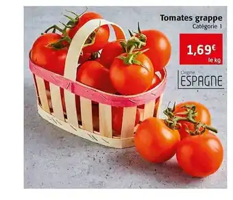 Colruyt Tomates Grappe offre