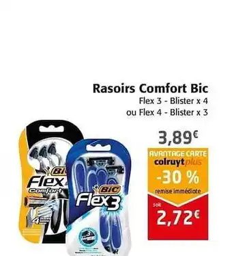 Colruyt Rasoirs Comfort Bic offre