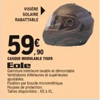 E.Leclerc Casque modulable tiger offre