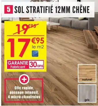 Décor Discount Sol stratifié 12mm chéne offre