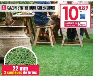 Décor Discount Gazon synthétique greenshort offre