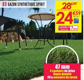 Décor Discount Gazon synthétique spirit offre