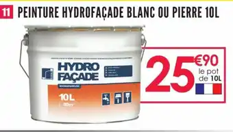 Décor Discount Peinture hydrofacade blanc ou pierre 10L offre