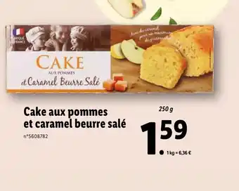Lidl Cake Aux Pommes Et Caramel Beurre offre
