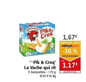 Colruyt Pik & Croq' La Vache Qui Rit offre