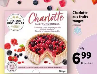 Lidl Charlotte Aux Fruits offre