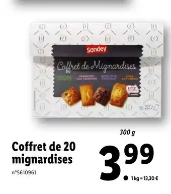 Lidl Coffret De 20 Mignardises offre