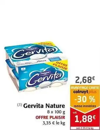Colruyt Gervita Nature offre
