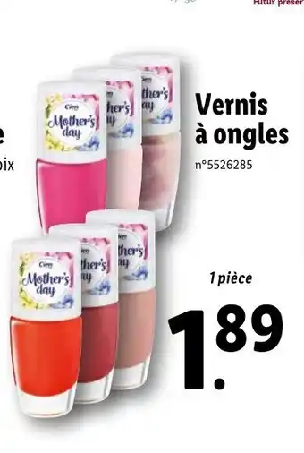 Lidl Vernis à Ongles offre
