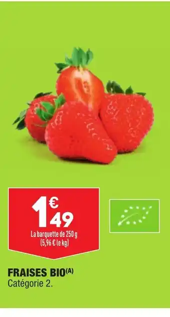 ALDI Fraises Bio offre