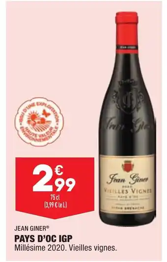 ALDI Pays d'Oc IGP offre