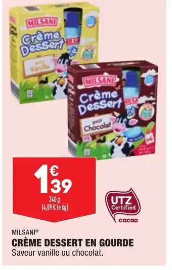ALDI Crème Dessert En Gourde offre