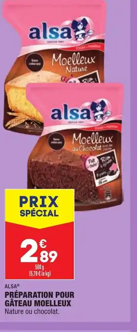 ALDI Préparation Pour Gâteau Moelleux offre