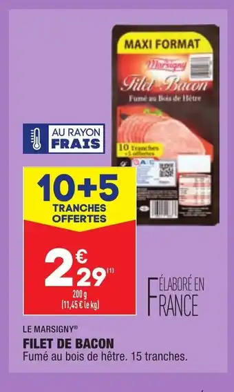 ALDI Filet de Bacon offre