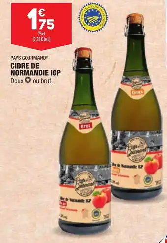 ALDI Cidre de Normandie IGP offre