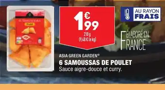 ALDI 6 Samoussas de Poulet offre