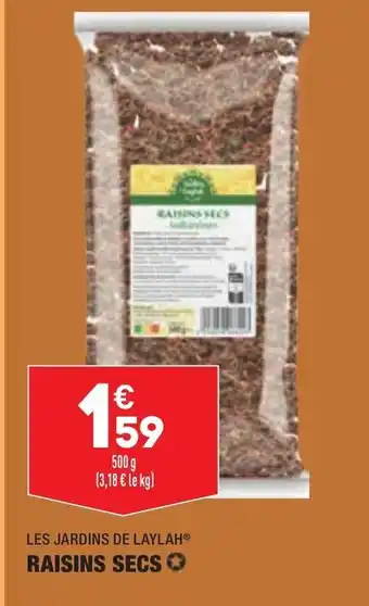 ALDI Raisins Secs offre