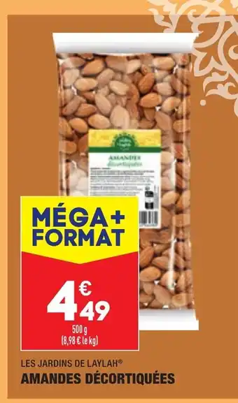 ALDI Amandes Décortiquées offre