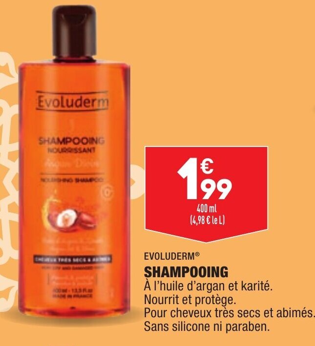 Promo Shampooing chez ALDI
