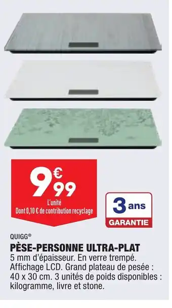 ALDI Pèse-Personne Ultra-Plat offre