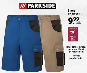 Lidl Short De Travail offre