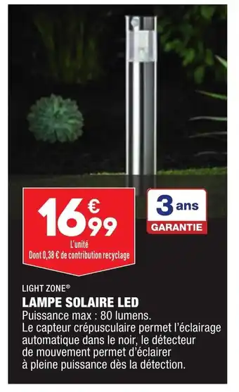 ALDI Lampe Solaire Led offre