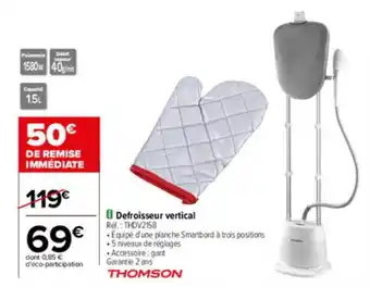 Carrefour Défroisseur Vertical Thomson offre