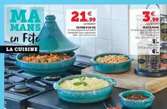Super U Tajine 28 Cm, Plat à Four offre