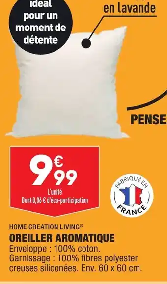 ALDI Oreiller Aromatique offre