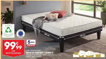 ALDI Matelas Confort 7 Zones offre